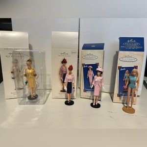 Hallmark keepsake Barbie ornaments